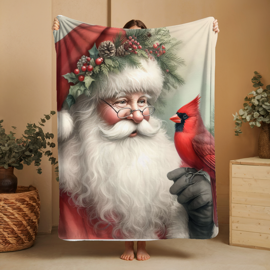 Santa Portrait 60x50 Blanket | Run ends 9/26 | ETA 45 Days