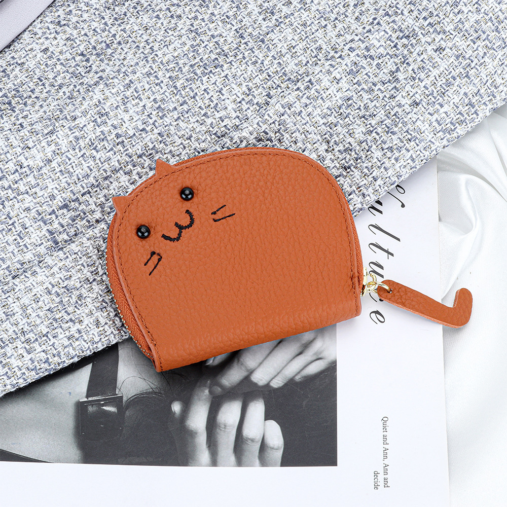 LEATHER FELINE WALLET - Alonna's Legging Land