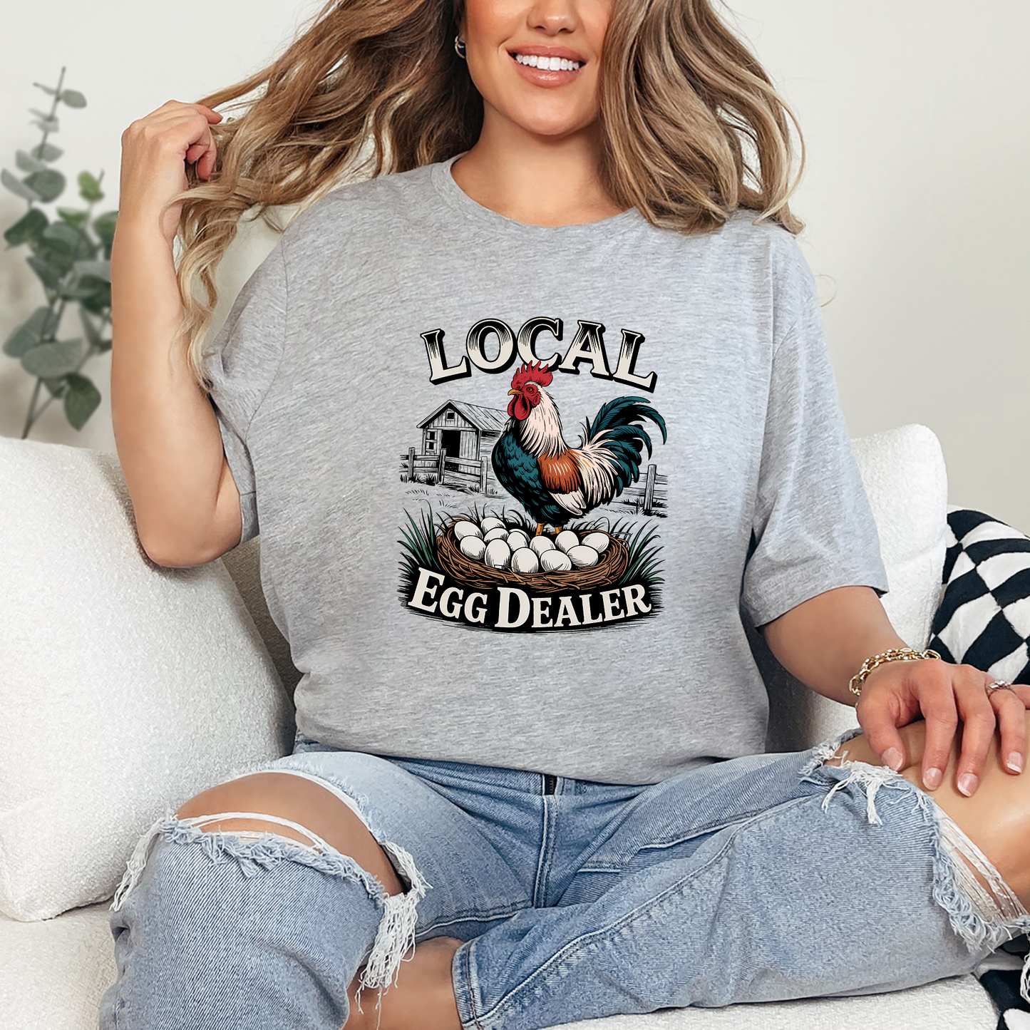 Egg Dealer Graphic Tee - Alonna's Legging Land