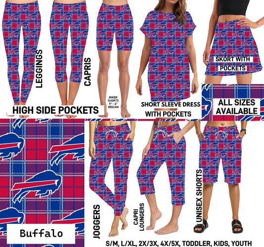 FTBP - Buffalo Football Plaid - Preorder Due 9/30 ETA: Mid-Nov