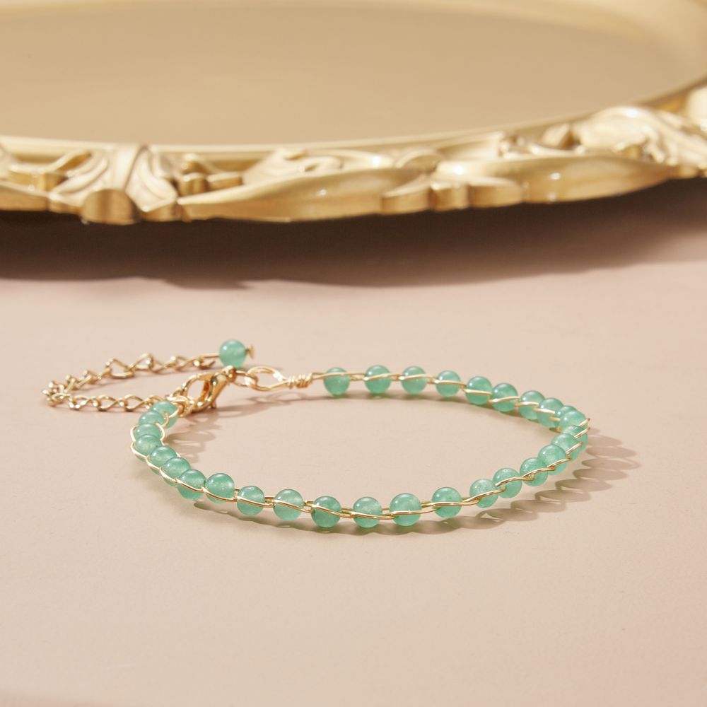 GEMSTONE BRAIDED BRACELETS (ADJUSTABLE)