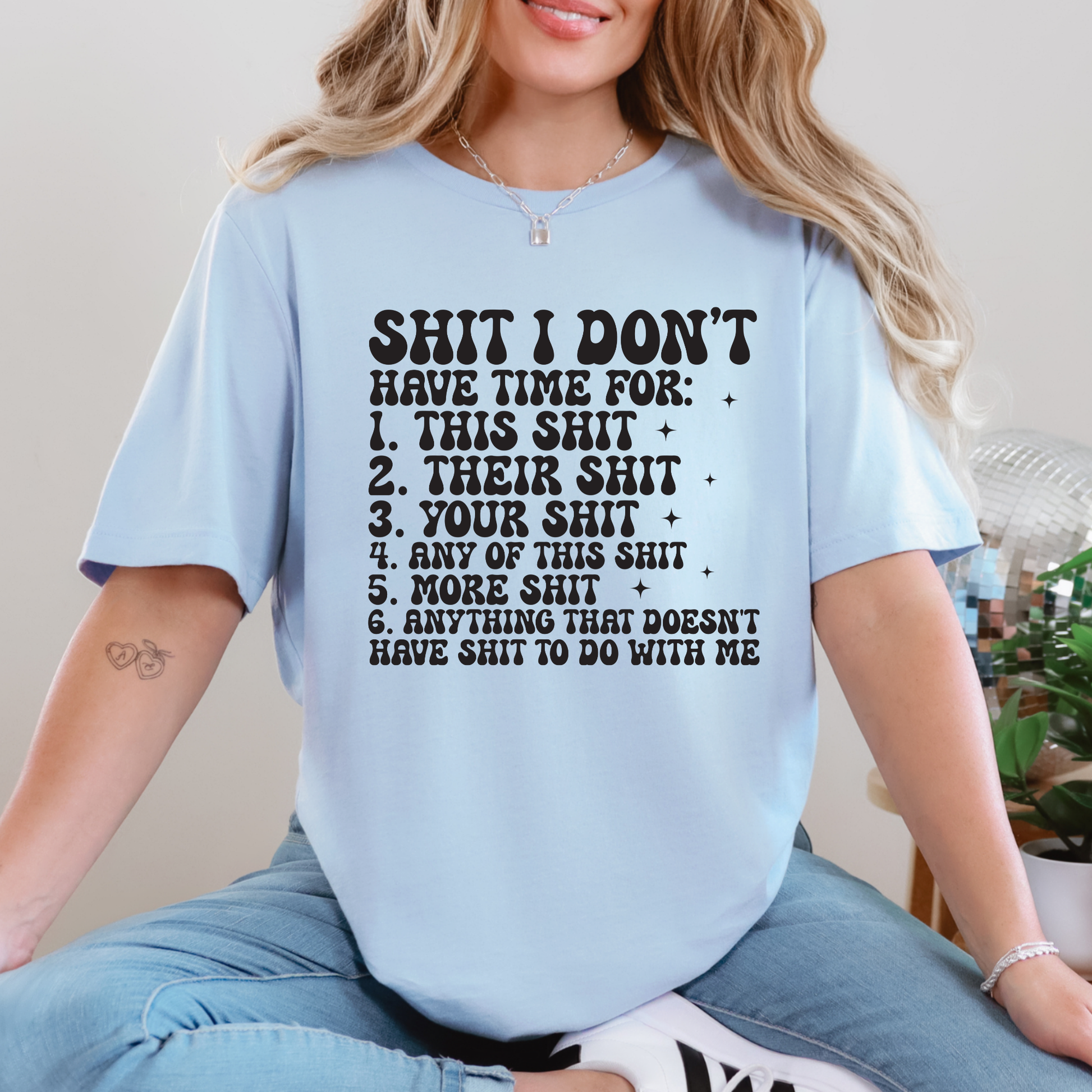 Don't Have Time For Graphic Tee - Alonna's Legging Land