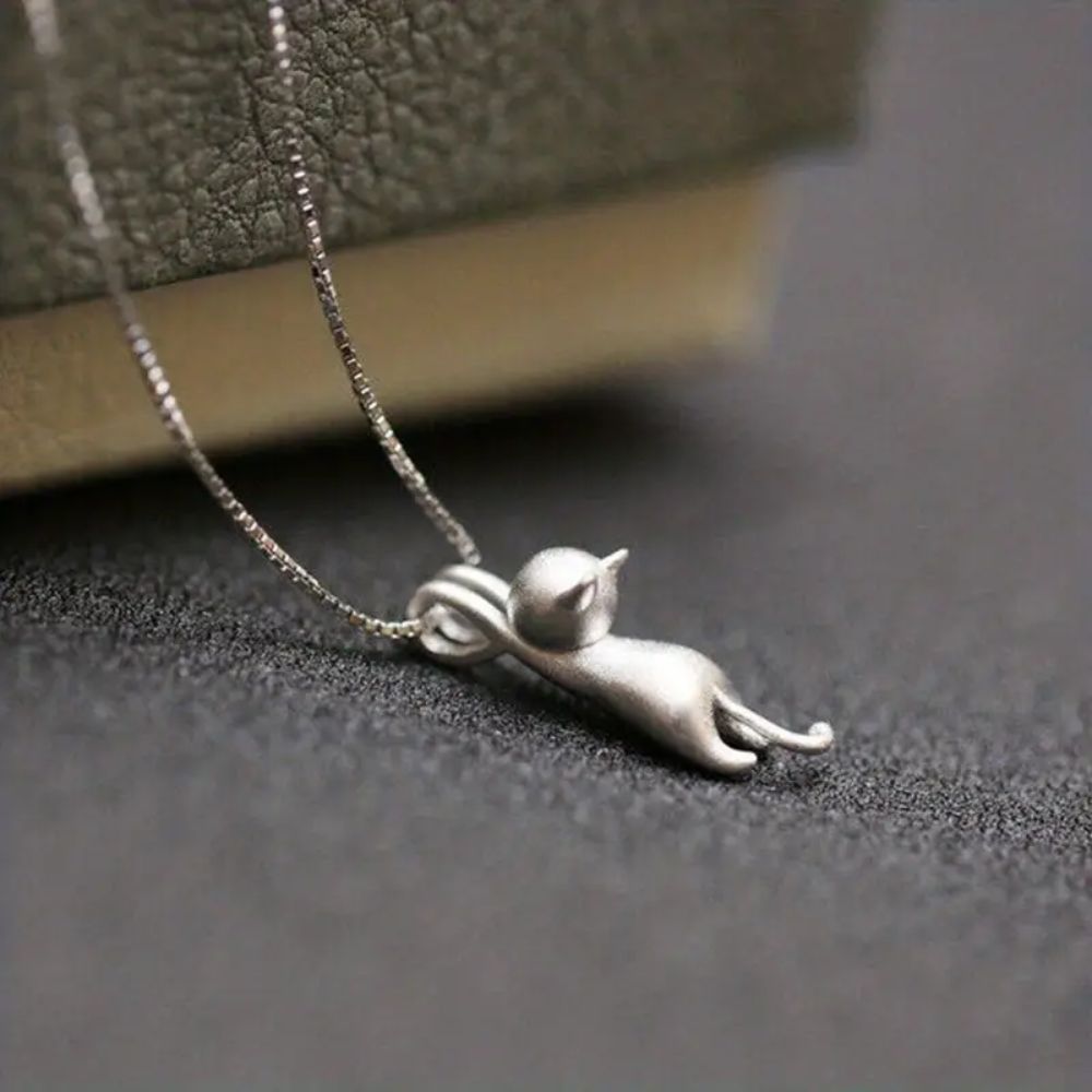 DANGLING KITTY NECKLACE - Alonna's Legging Land