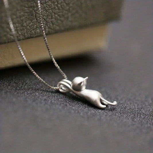 DANGLING KITTY NECKLACE - Alonna's Legging Land