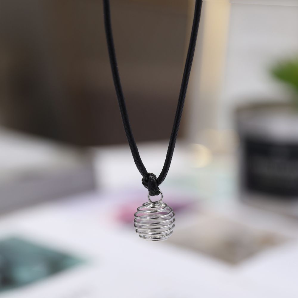 SPIRAL CAGE PENDANT NECKLACES - Alonna's Legging Land