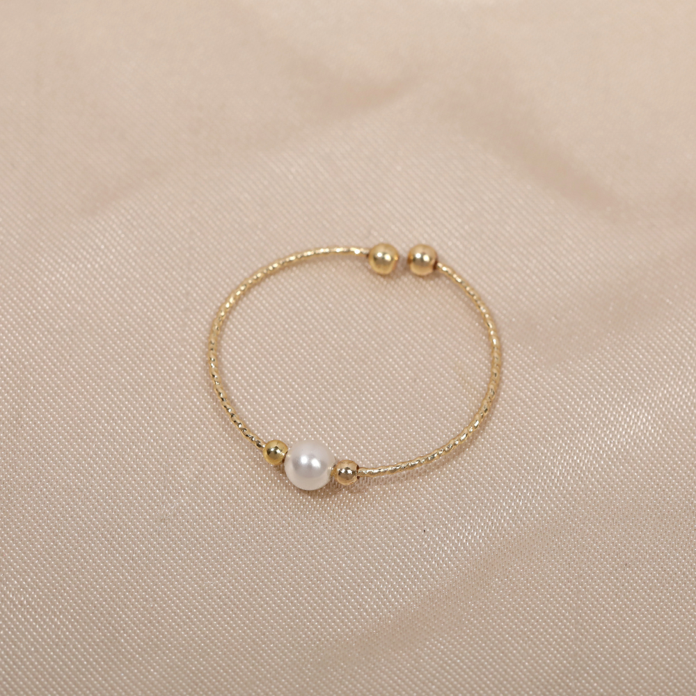 PEARL RING (ADJUSTABLE) - Alonna's Legging Land