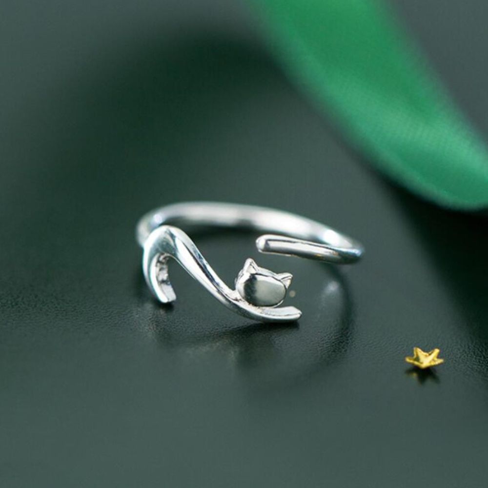 KITTY CAT RING (ADJUSTABLE)