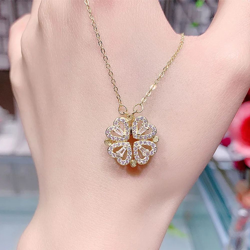 FOUR-WAY HEART NECKLACE - Alonna's Legging Land