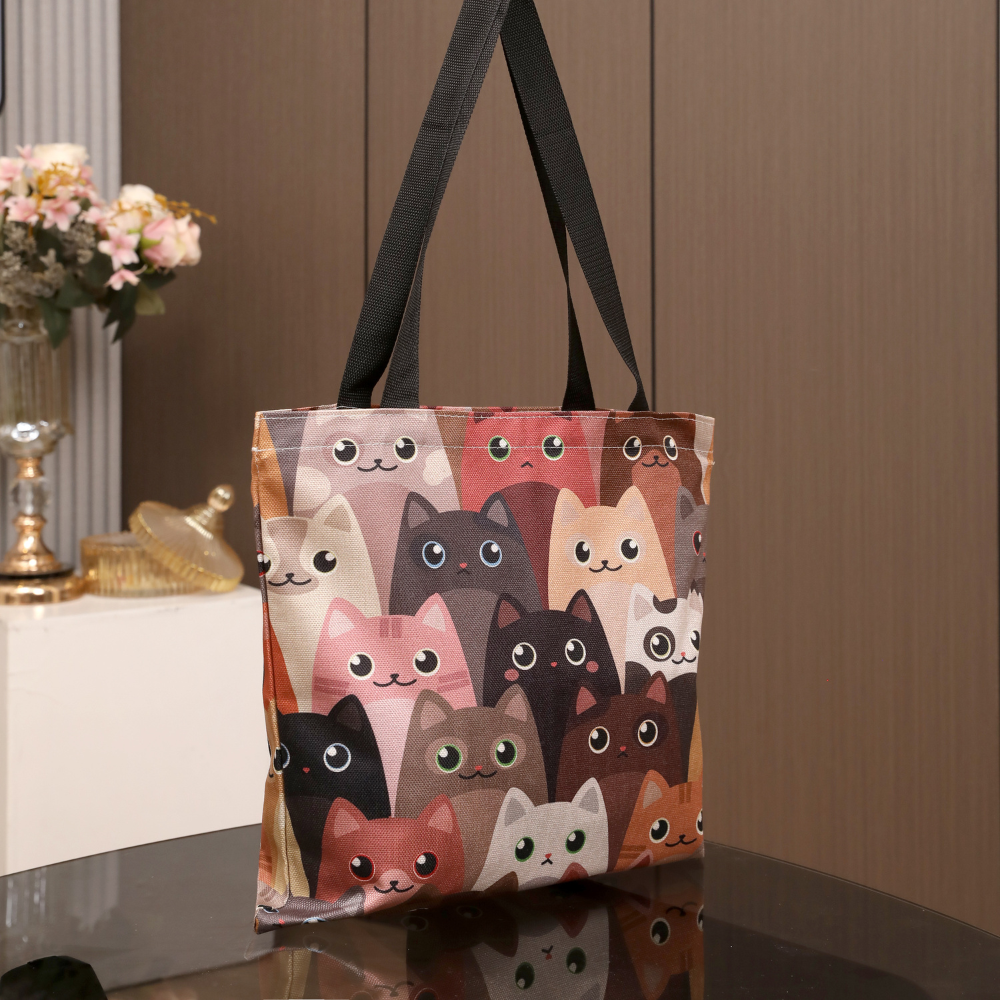 CUTE CAT TOTE BAGS - Alonna's Legging Land