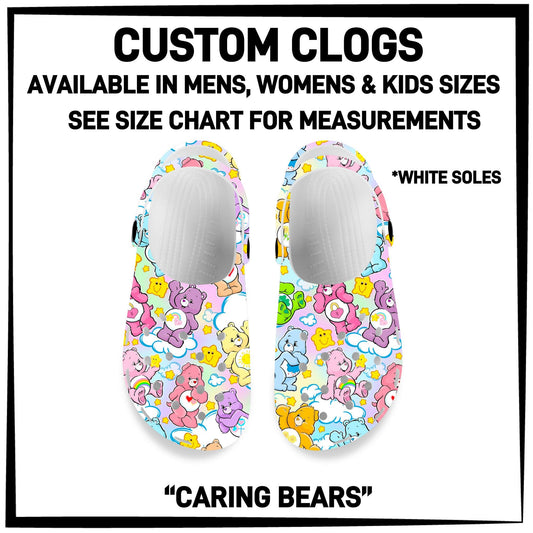 C8LG - Caring Bears Custom Clogs - Preorder Closing 6/10 ETA: Mid-Aug