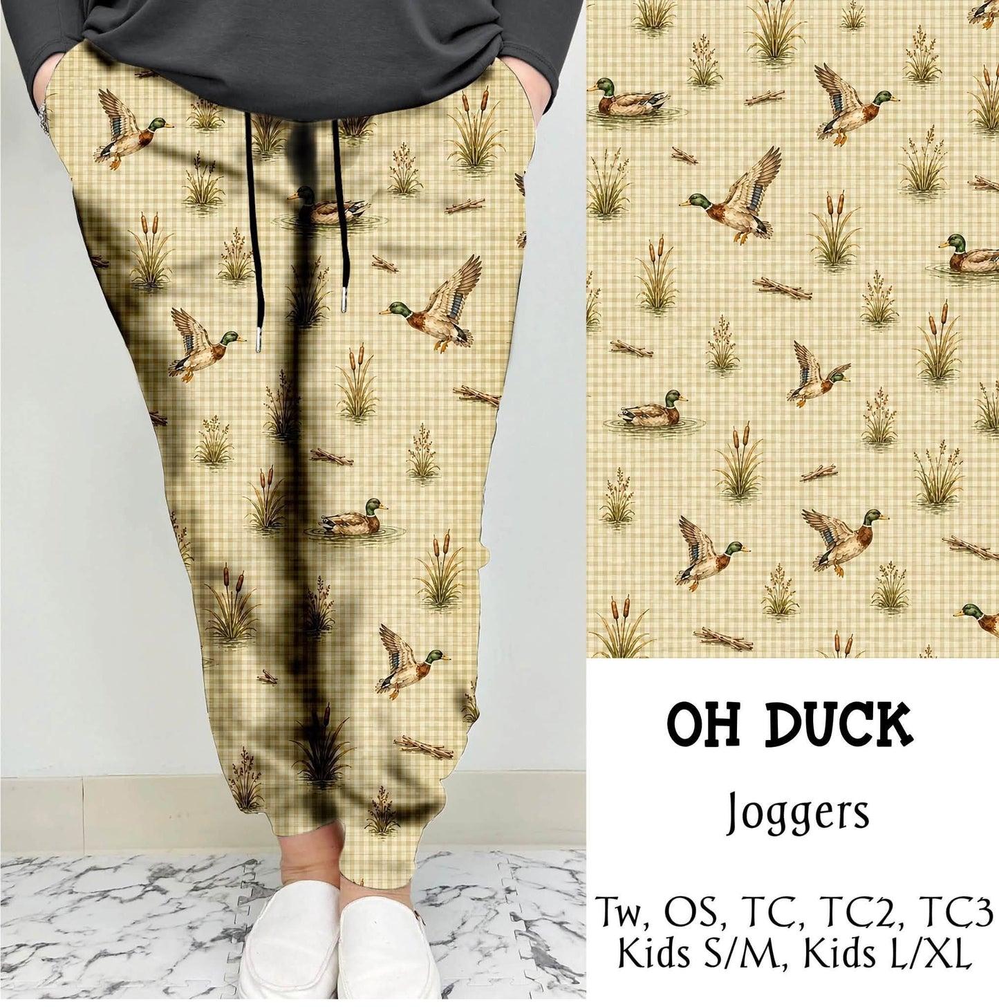" Oh Duck" Leggings OR Joggers Preorder (TL)) Closing 9/8 - ETA 6-8 Weeks