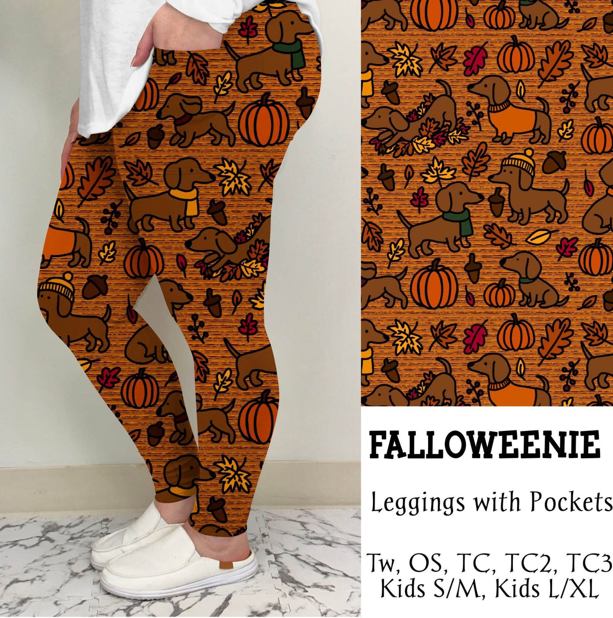 "Falloweenie" Leggings OR Joggers Preorder (TL)) Closing 9/8 - ETA 6-8 Weeks