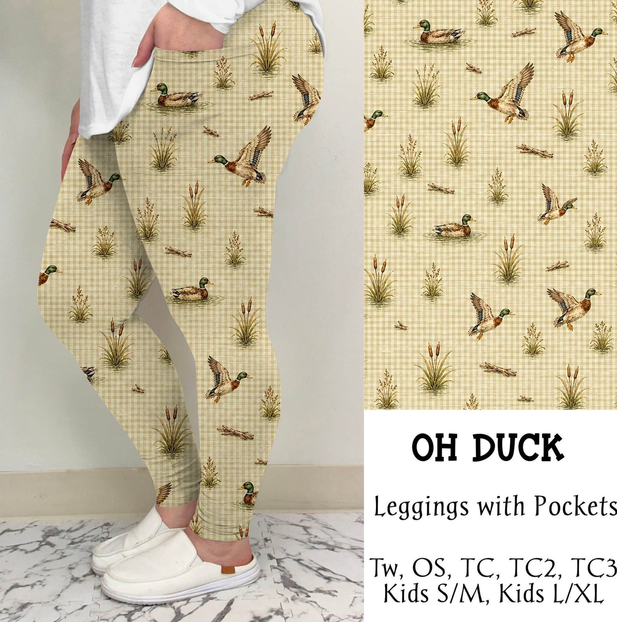 " Oh Duck" Leggings OR Joggers Preorder (TL)) Closing 9/8 - ETA 6-8 Weeks