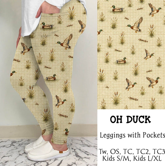 " Oh Duck" Leggings OR Joggers Preorder (TL)) Closing 9/8 - ETA 6-8 Weeks