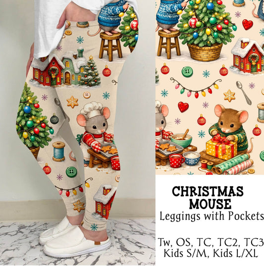 "Christmas Mouse" Leggings OR Joggers Preorder (TL)) Closing 9/8 - ETA 6-8 Weeks