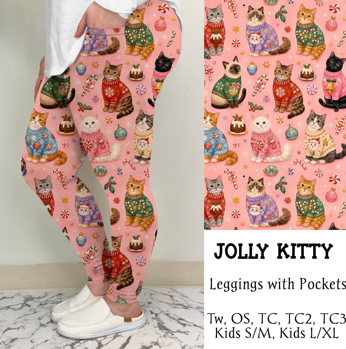 "Jolly Kitty" Leggings OR Joggers Preorder (TL)) Closing 9/8 - ETA 6-8 Weeks