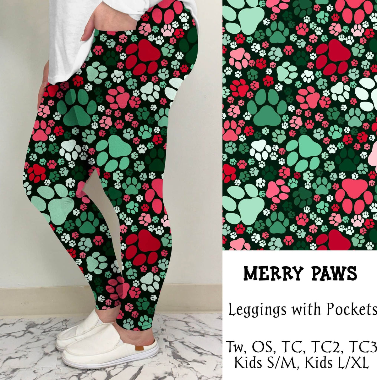 "Merry Paws" Leggings OR Joggers Preorder (TL)) Closing 9/8 - ETA 6-8 Weeks