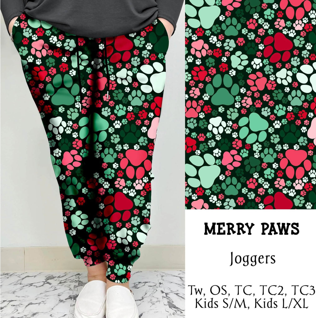 "Merry Paws" Leggings OR Joggers Preorder (TL)) Closing 9/8 - ETA 6-8 Weeks