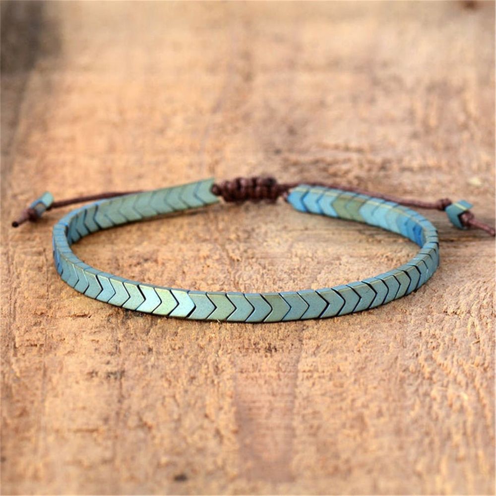 HEMATITE BRACELET (ADJUSTABLE) - Alonna's Legging Land