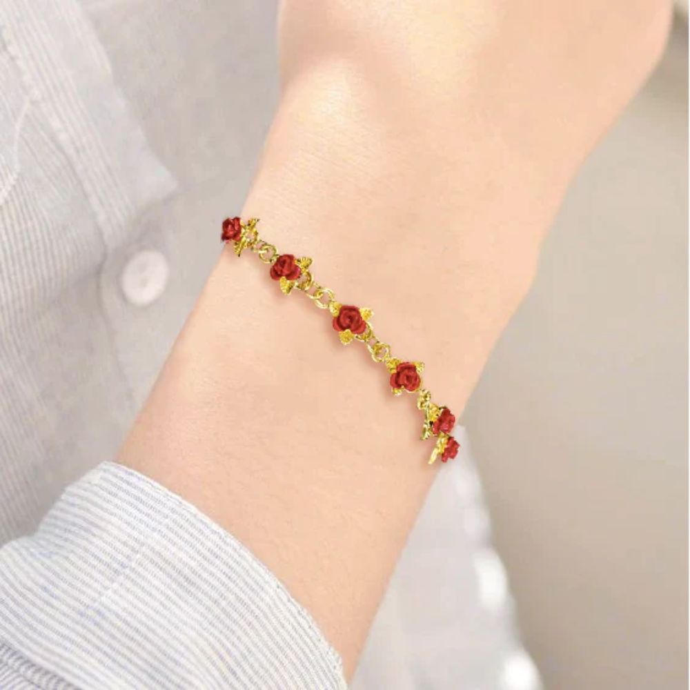 ROSE BRACELET (ADJUSTABLE)