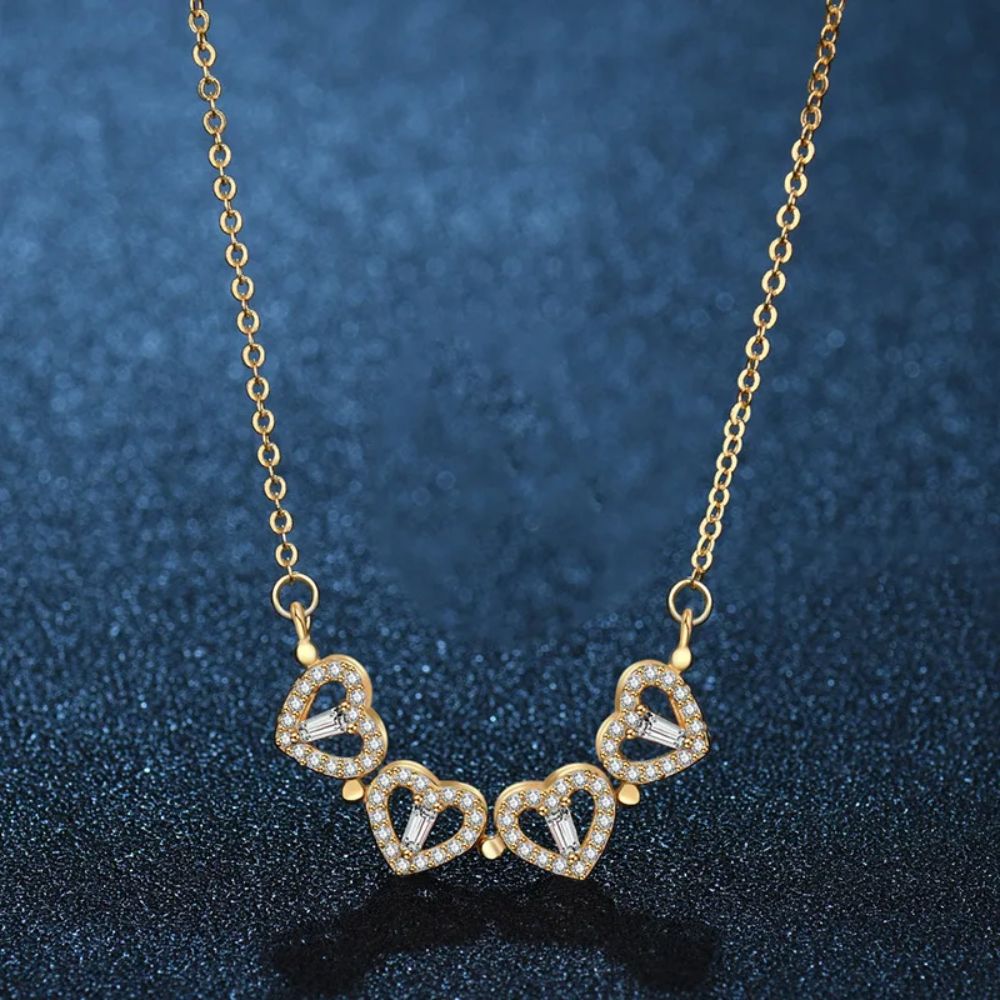 FOUR-WAY HEART NECKLACE - Alonna's Legging Land