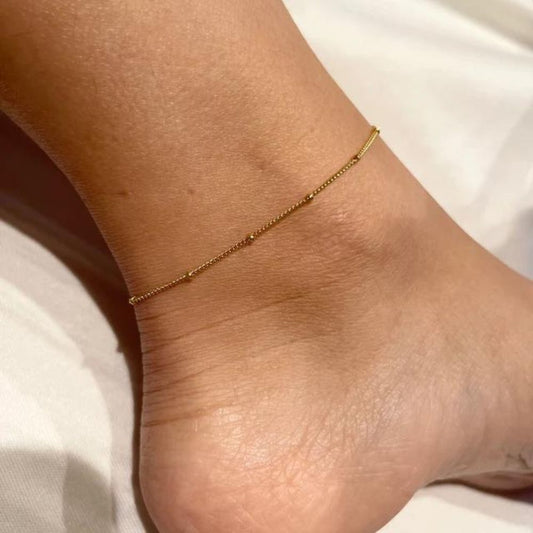 GOLD ANKLET (ADJUSTABLE) - Alonna's Legging Land