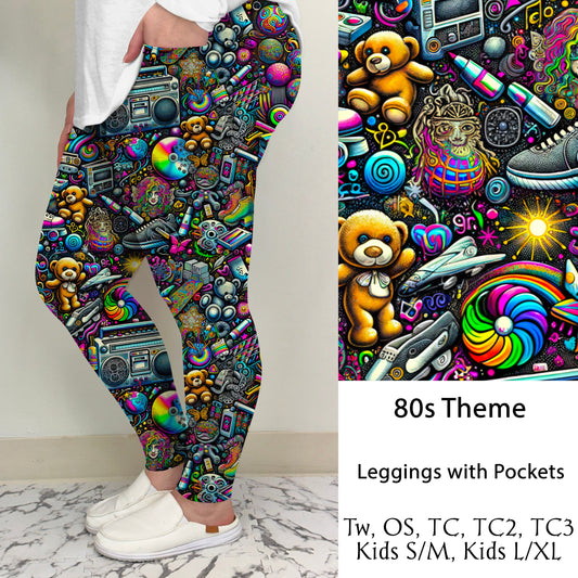 80s Theme Leggings/Joggers w/ Pockets | Run ends 9/26 | ETA 41 Days