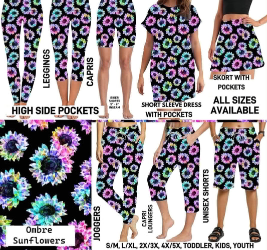 300BT - Ombre Sunflowers - Preorder Due 10/4 ETA: Early Dec