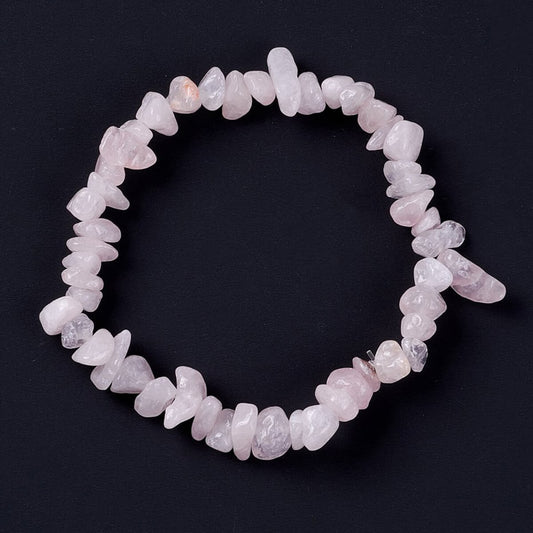 NATURAL CRYSTAL CHIP BRACELET (ADJUSTABLE) - Alonna's Legging Land