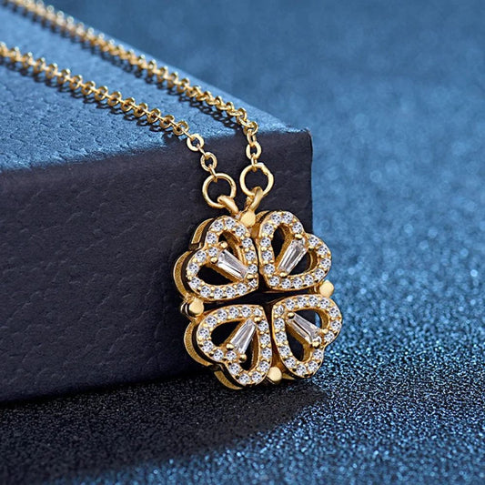 FOUR-WAY HEART NECKLACE - Alonna's Legging Land