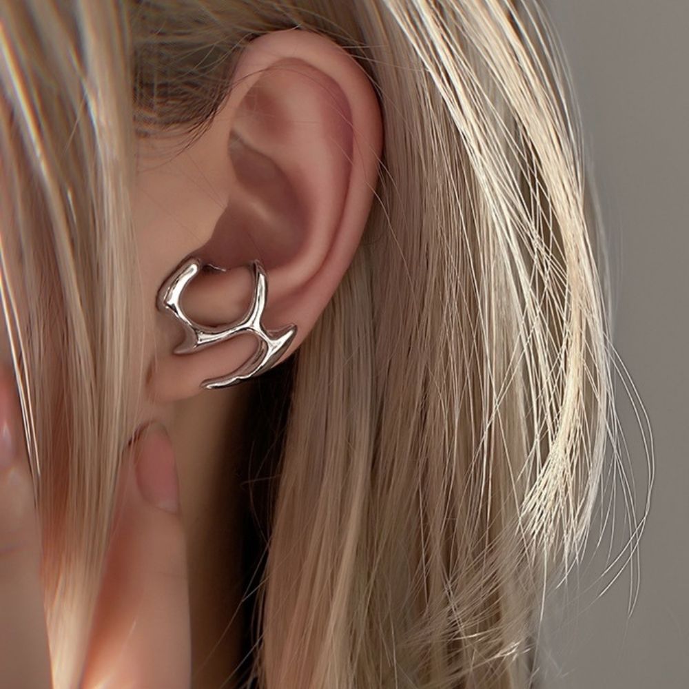 IRREGULAR ABSTRACT EARRINGS (PAIR)