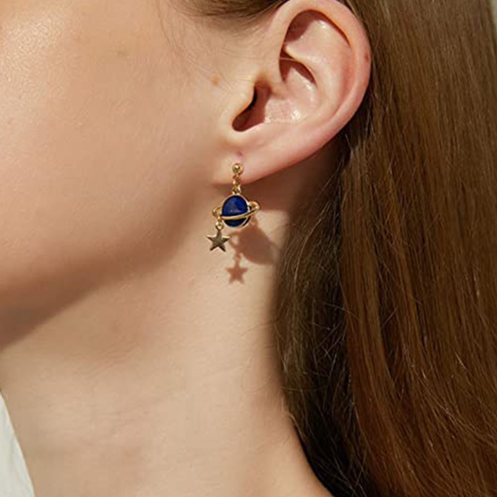 ASTRONAUT & PLANET EARRINGS (PAIR) - Alonna's Legging Land