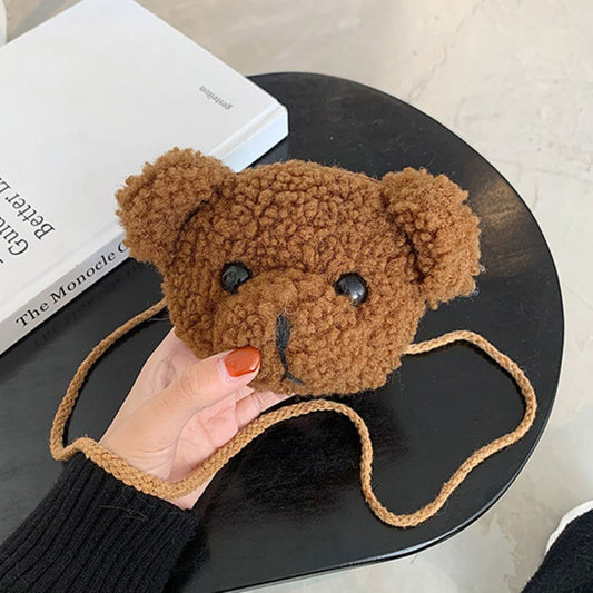 FLUFFY BEAR HEAD BAG - Alonna's Legging Land