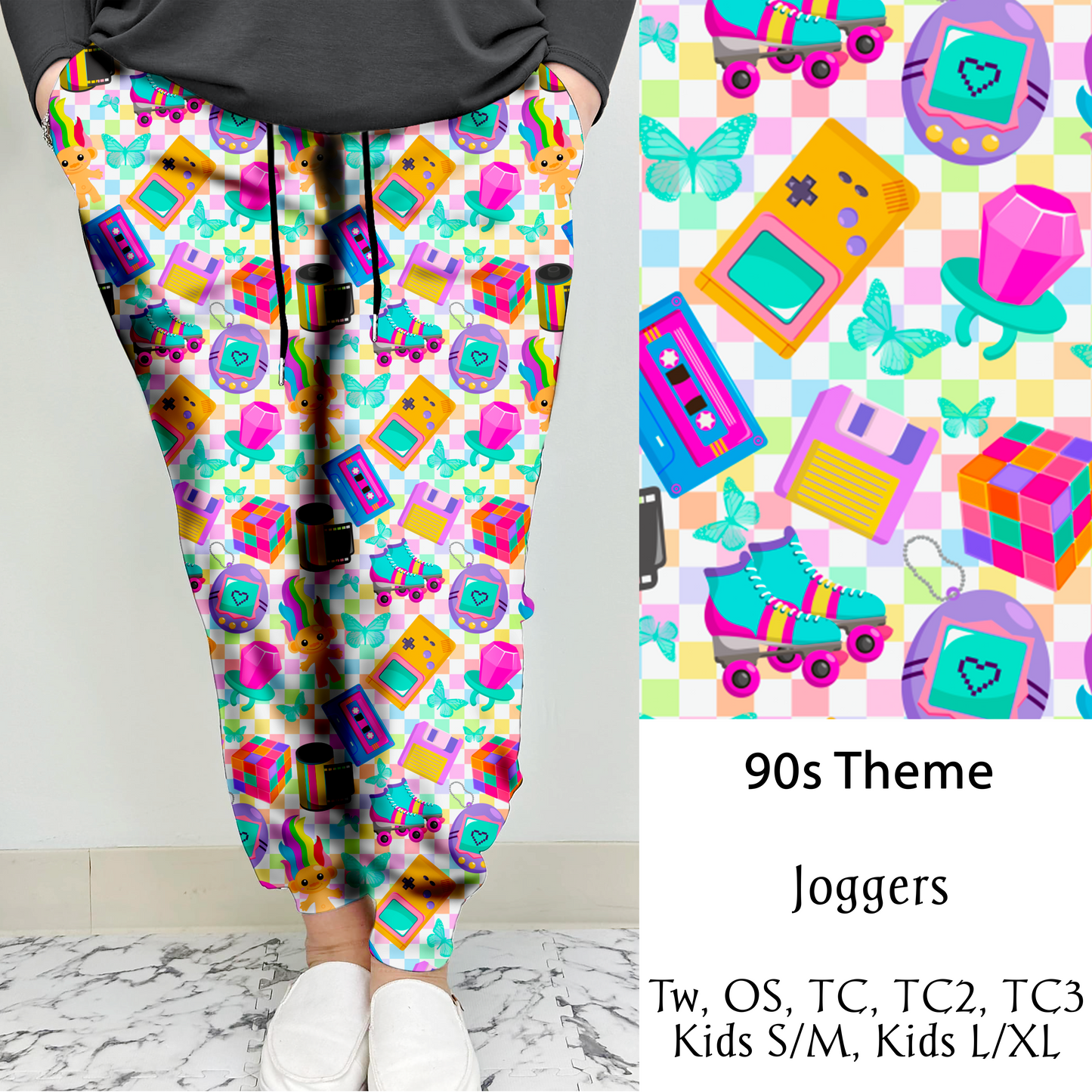 90s Theme Leggings/Joggers w/ Pockets | Run ends 9/26 | ETA 41 Days