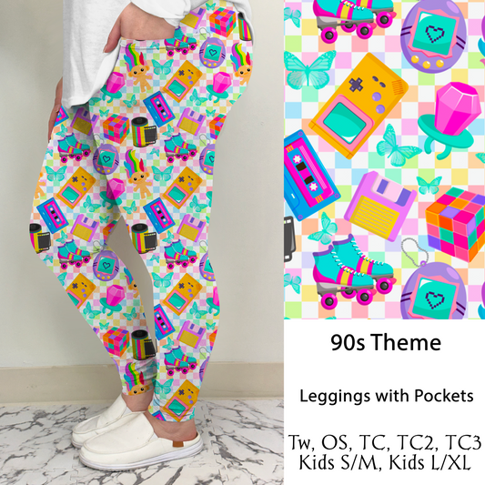 90s Theme Leggings/Joggers w/ Pockets | Run ends 9/26 | ETA 41 Days