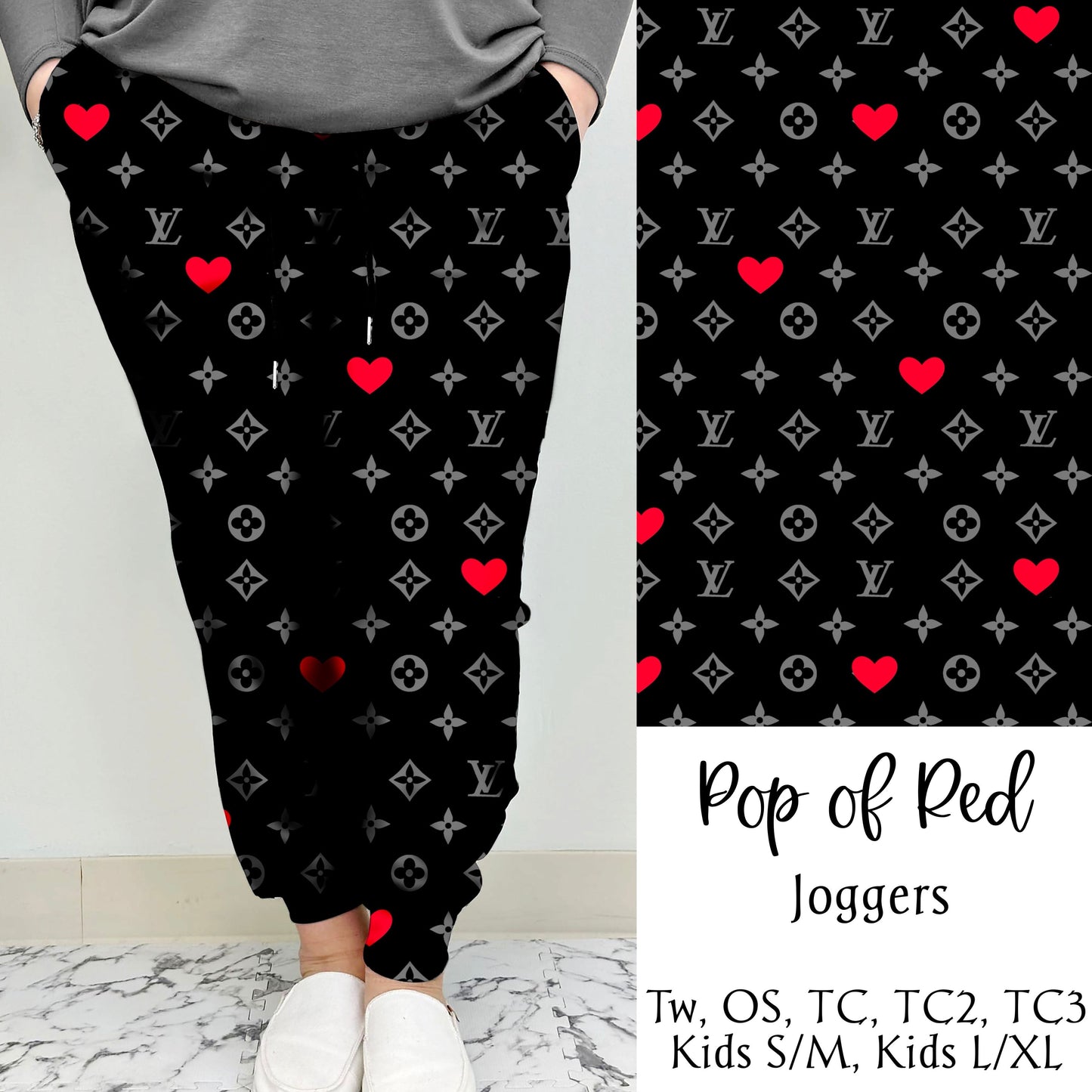 Pop of Red Leggings/Joggers | Run ends 12/9 | ETA 42 Days