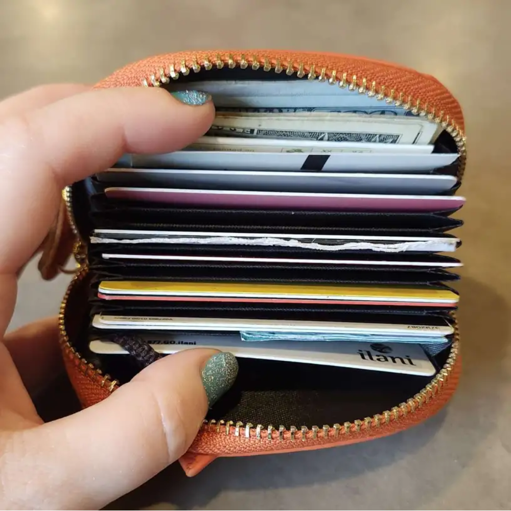 LEATHER FELINE WALLET - Alonna's Legging Land