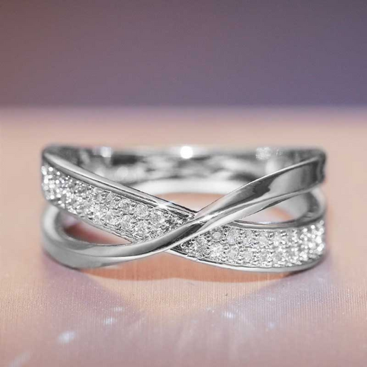 WOVEN CROSSOVER RING - Alonna's Legging Land