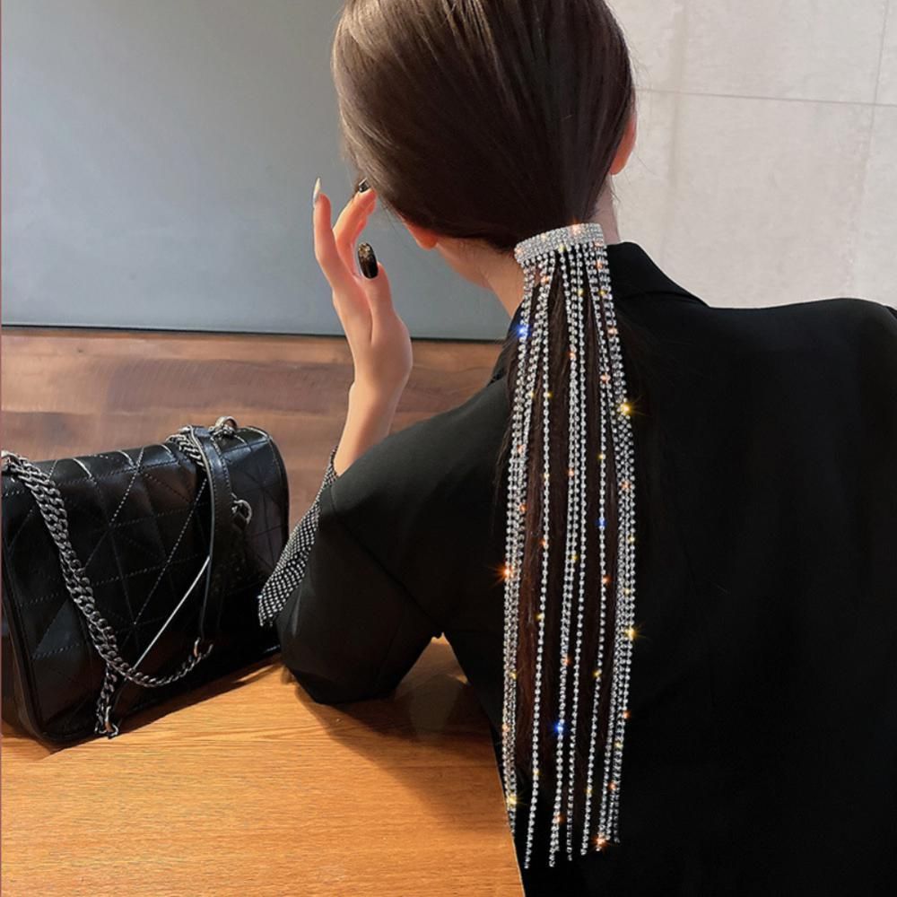 RHINESTONE HAIR TASSEL