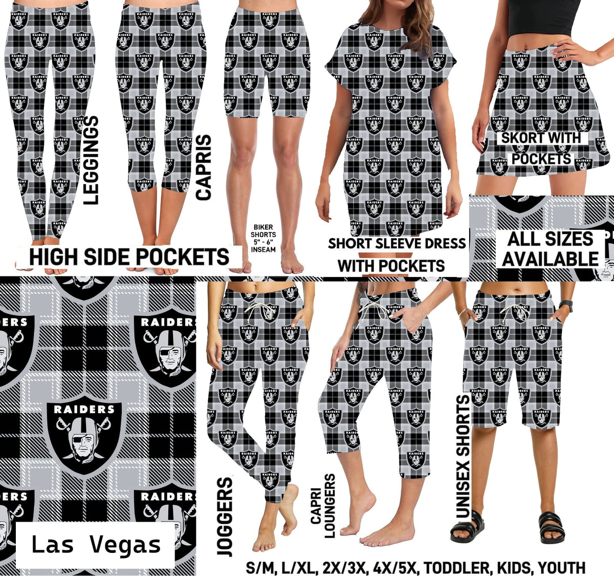 FTBP - Las Vegas Football Plaid - Preorder Due 9/30 ETA: Mid-Nov