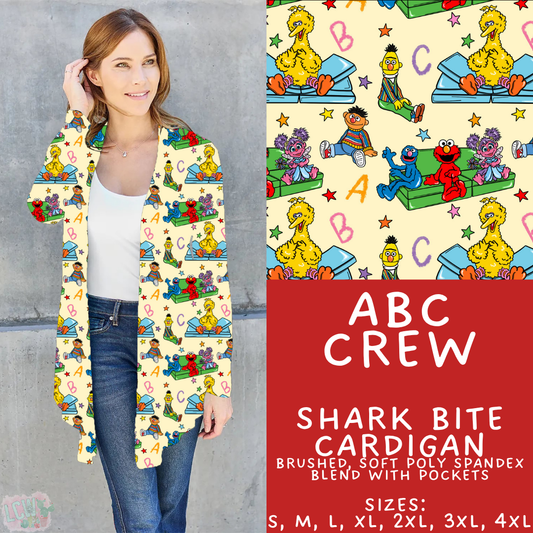 Batch #454 - Cool Characters 10 - Closes 11/26 - ETA mid Jan - ABC Crew Cardigan