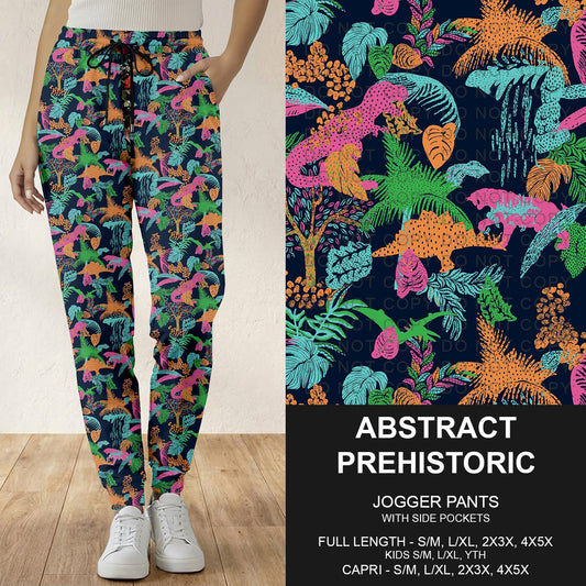 B298 - Preorder Abstract Prehistoric Joggers (Closes 7.05. ETA: early Sept.)