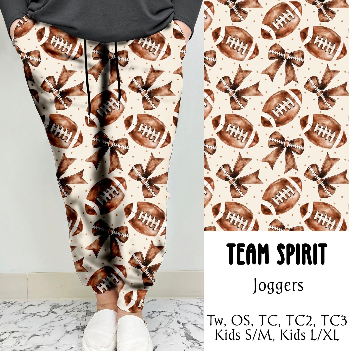 Team Spirit Leggings/Joggers | Run Ends 7/28| ETA 42 days