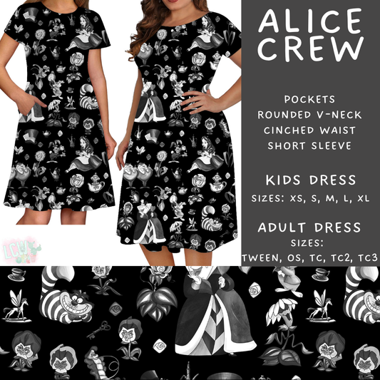 Batch #472 - Magical Faves 16 - Closes 1/5 - ETA late Feb - Alice Crew Adult & Kids Dresses