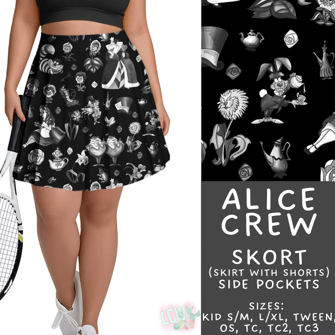 Batch #472 - Magical Faves 16 - Closes 1/5 - ETA late Feb - Alice Crew Skort