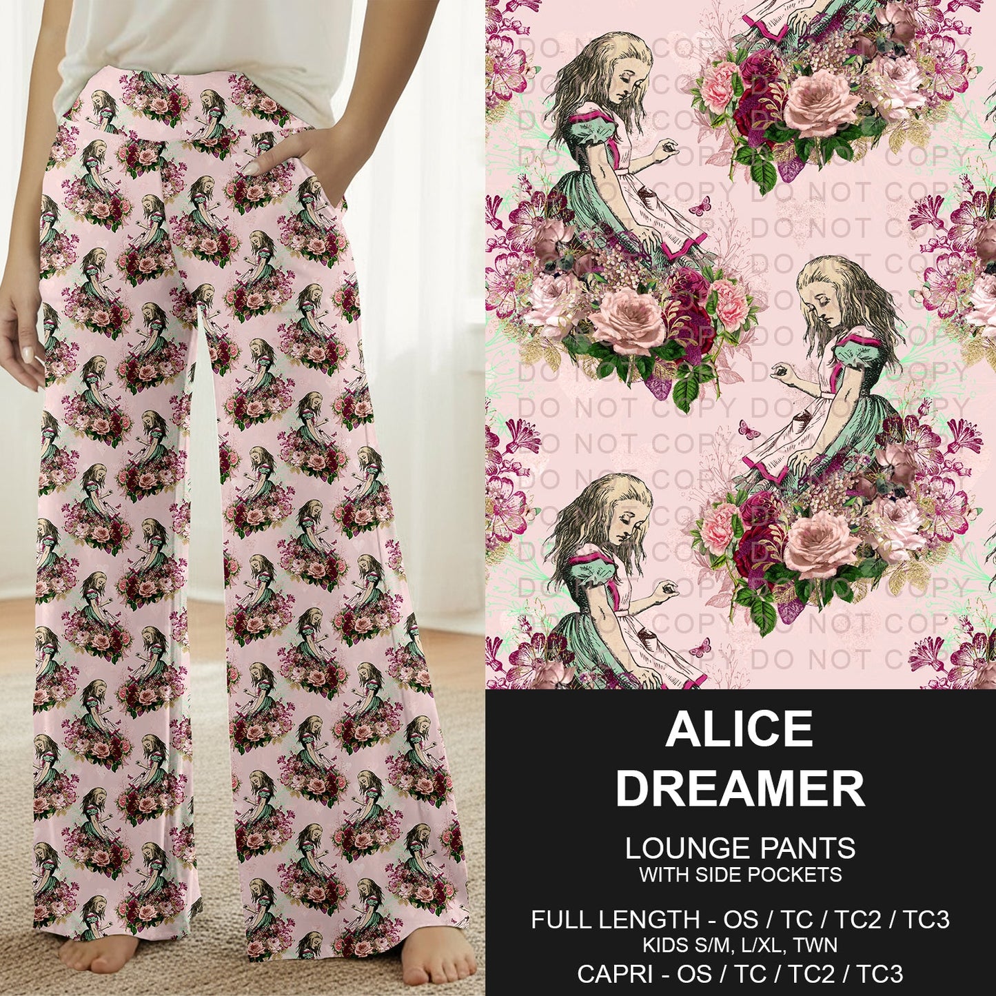 B277 - Preorder Alice Dreamer Lounge Pants (Closes 3/08. ETA: mid May) - Alonna's Legging Land