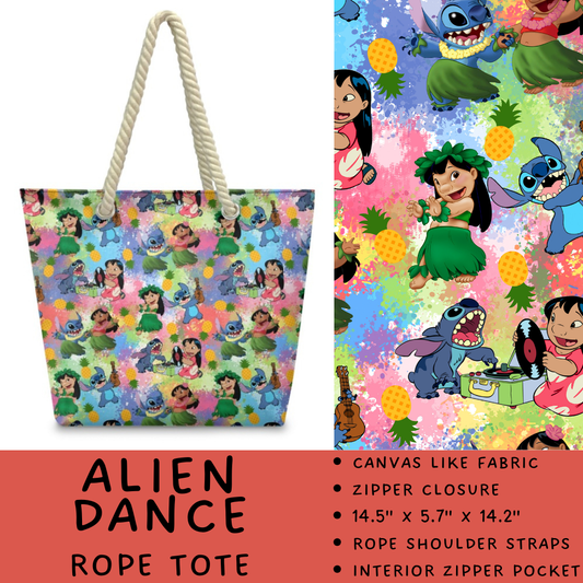 Batch #440 - Magical Character Rope Tote - Closes 10/31 - ETA mid Dec - Alien Dance Rope Tote