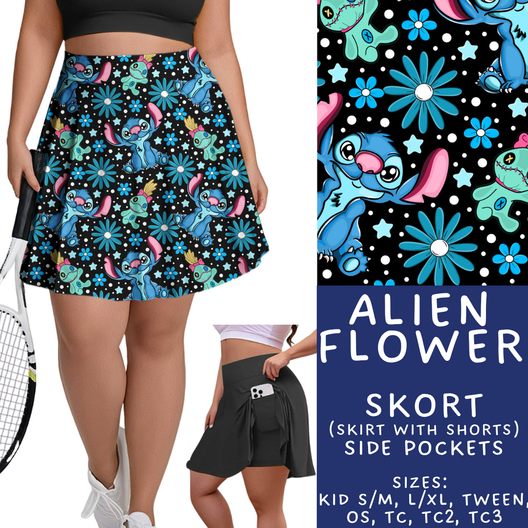 Batch #449 - Magical Faves 15 - Closes 11/19 - ETA early Jan - Alien Flower Skort