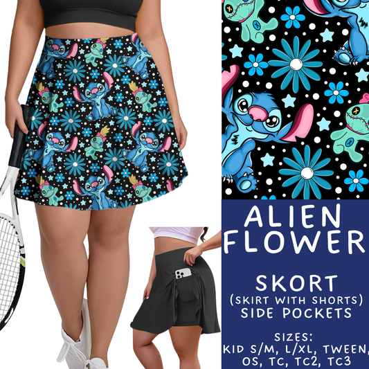 Batch #449 - Magical Faves 15 - Closes 11/19 - ETA early Jan - Alien Flower Skort