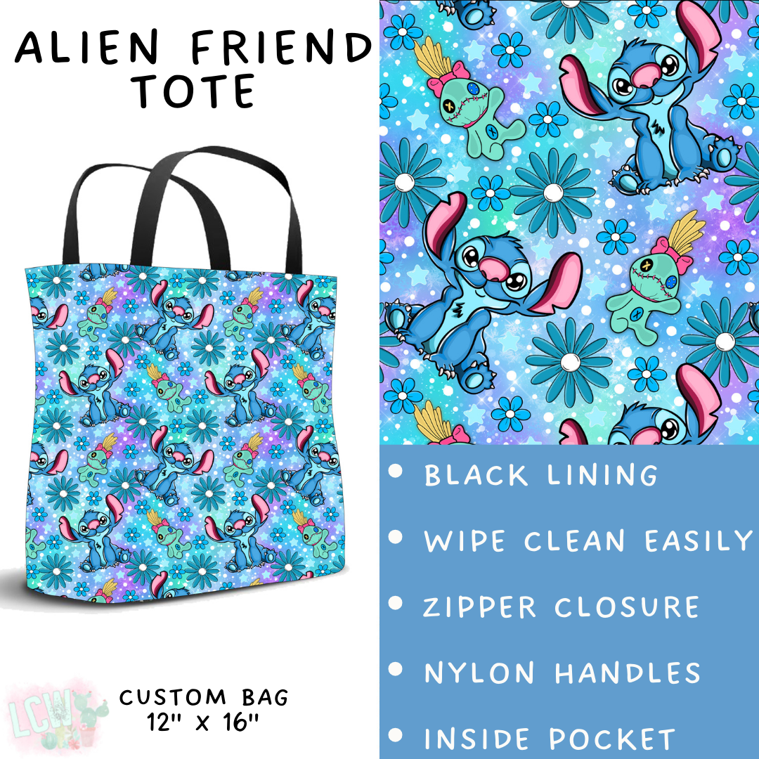 Batch #472 - Magical Faves 16 - Closes 1/5 - ETA late Feb - Alien Friend Tote